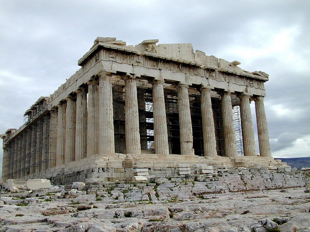 The Parthenon temple in Athens