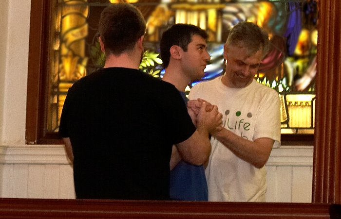 Tom being baptized - Newlife Church Baptism