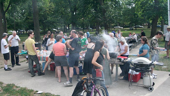 Last time we had a BBQ in the Park