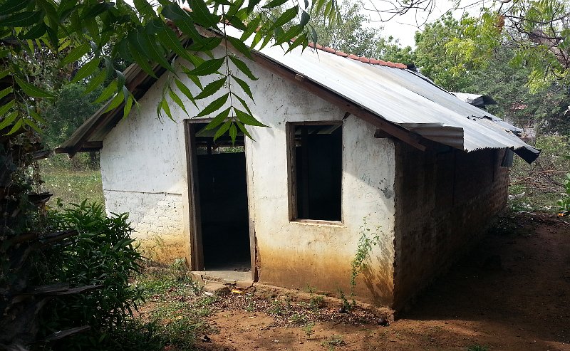 The building that now stands where the original church was