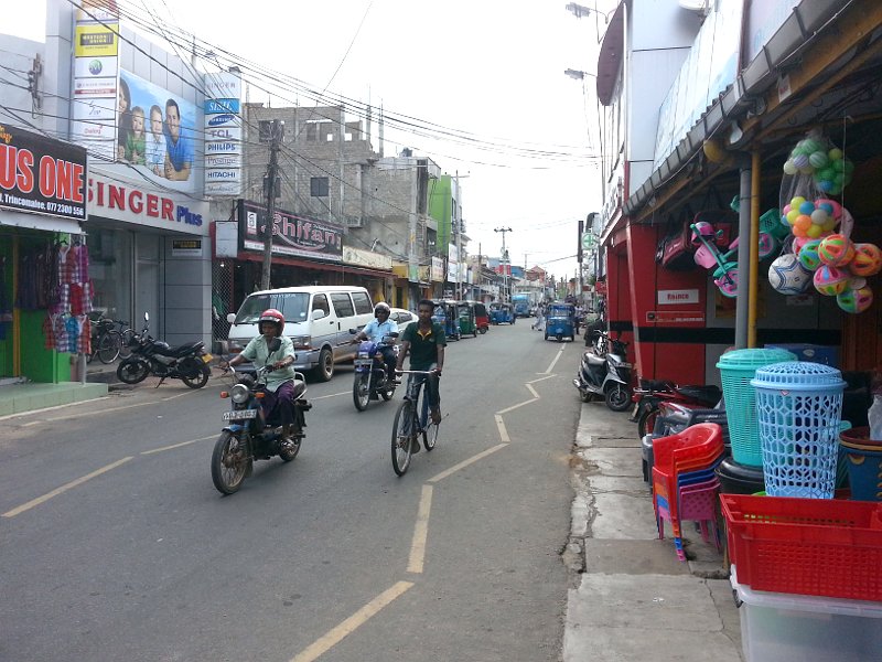 The high street of Trincomalee